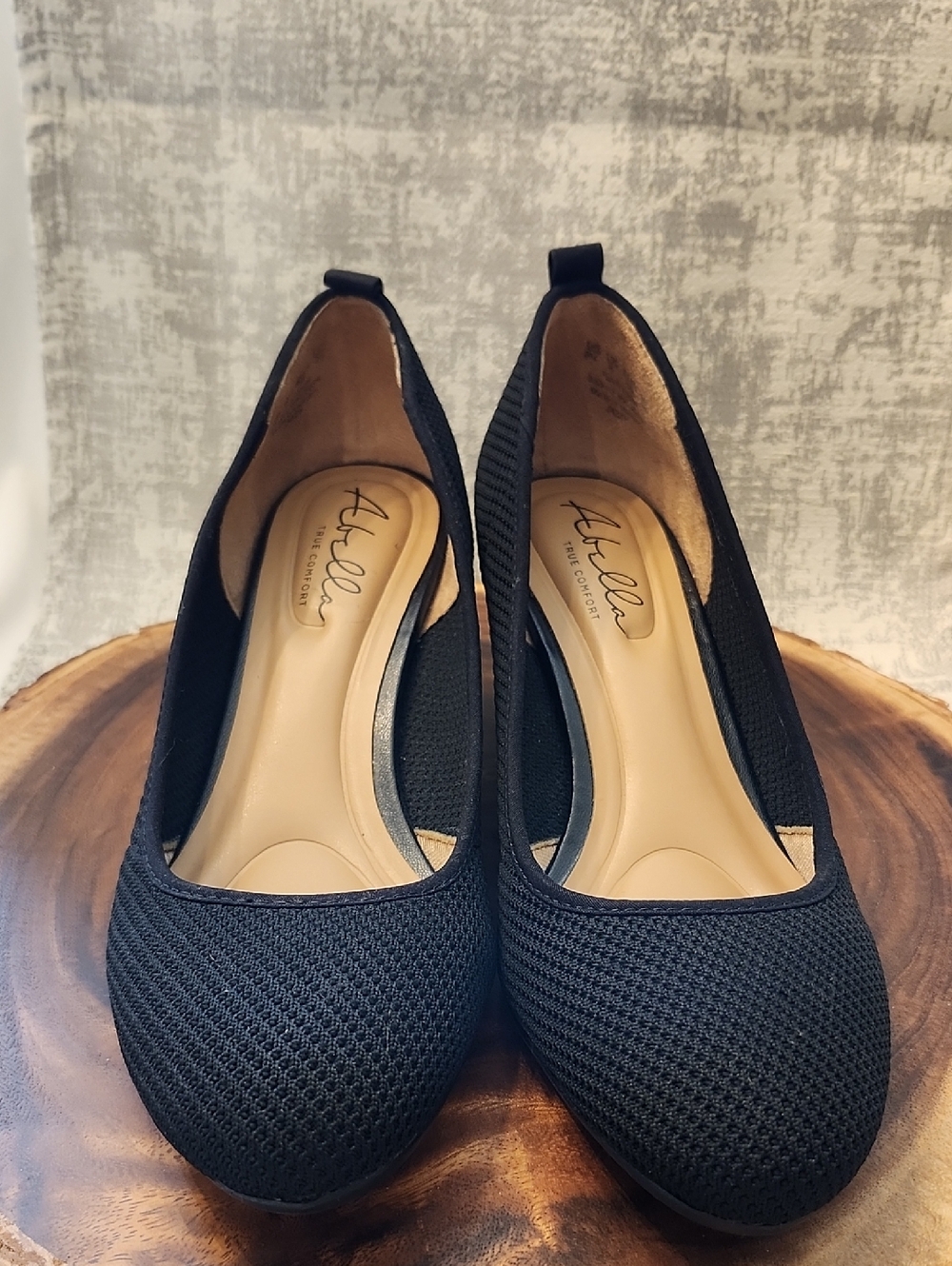 Abella True Comfort Black Wedge Pumps for Women Sz 9 - Picture 2 of 8